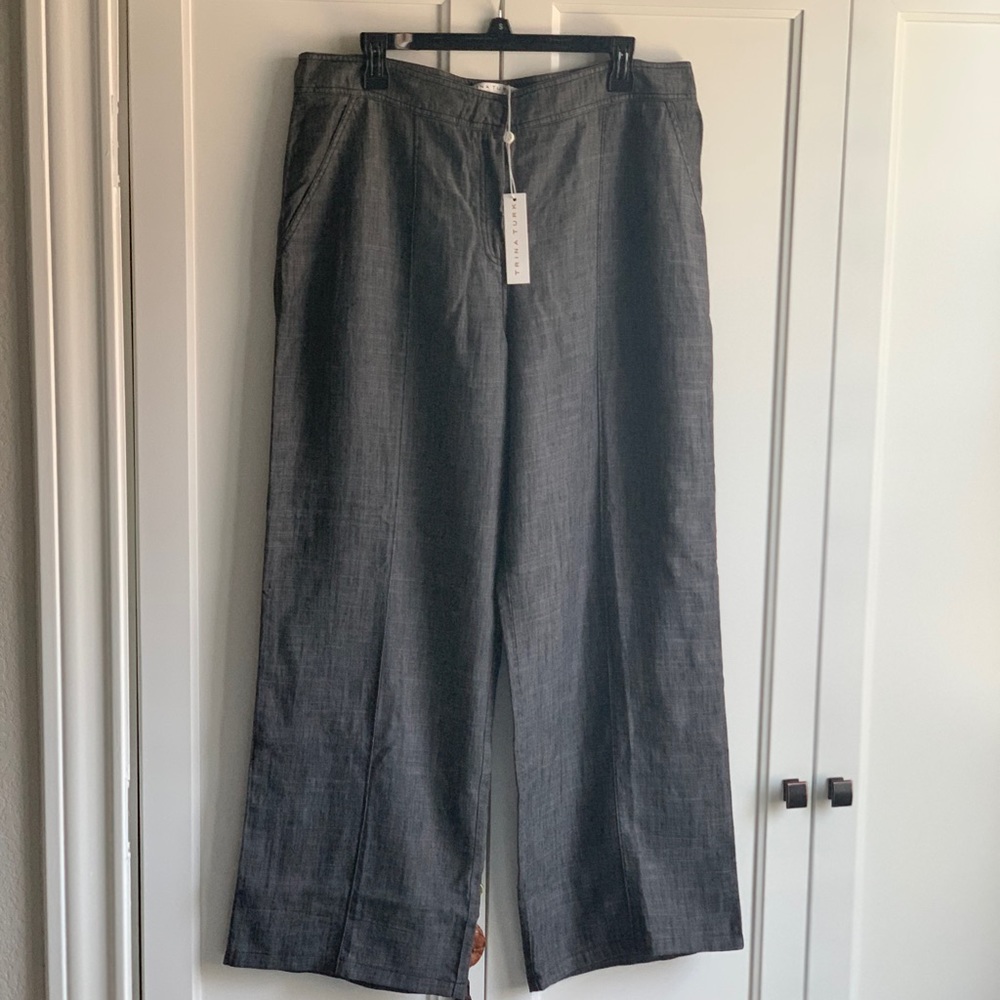 Trina Turk NWT pants. Size 12. Tencel & linen